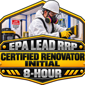 1100 – EPA Lead RRP Certified Renovator Initial Training – 8 Hour
